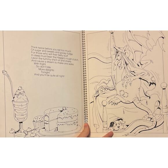 VTG 1979 Things That Go Bump In The Night Halloween Coloring Book – Current Inc. - Picture 8 of 16